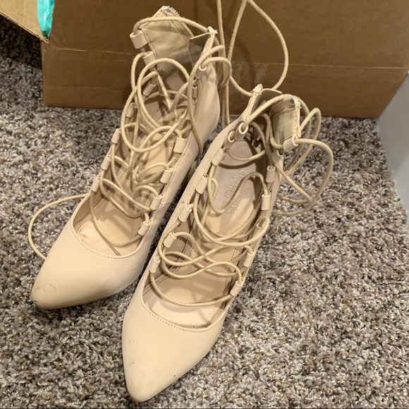 Charlotte Russe Shoes - Charlotte Russe lace up heels